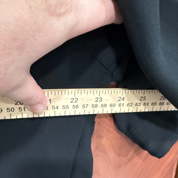 Venezia‎ Women's Black 3/4 Sleeve Button Down Sheer Blouse Top Plus Size 14/16 - Picture 5 of 6